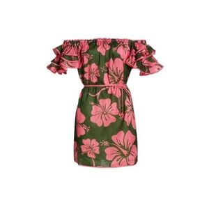 Zimmermann Lulu Ruffled Floral Mini Dress